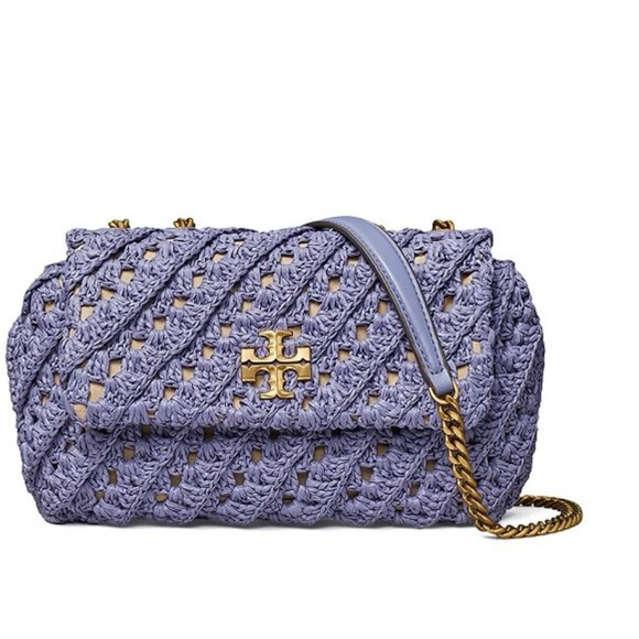Tory burch Kira Straw Crochet Small Convertible Shoulder Bag - Picture 15 of 15